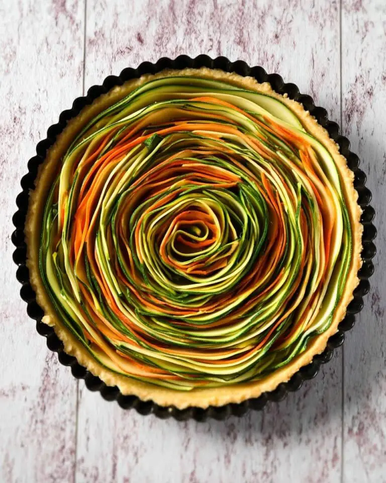 Spiral Vegetable Tart Recipe