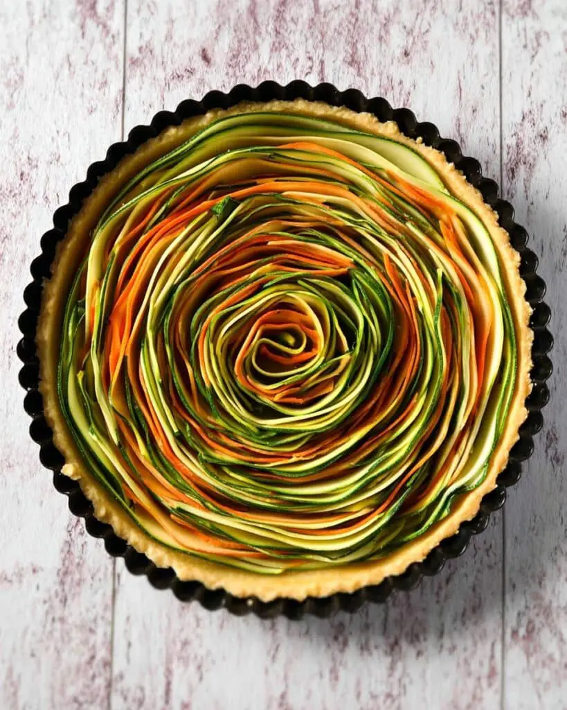 Spiral Vegetable Tart Recipe