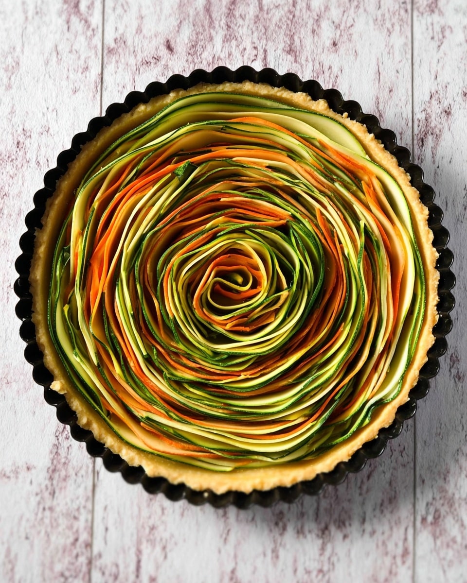 Spiral Vegetable Tart Recipe