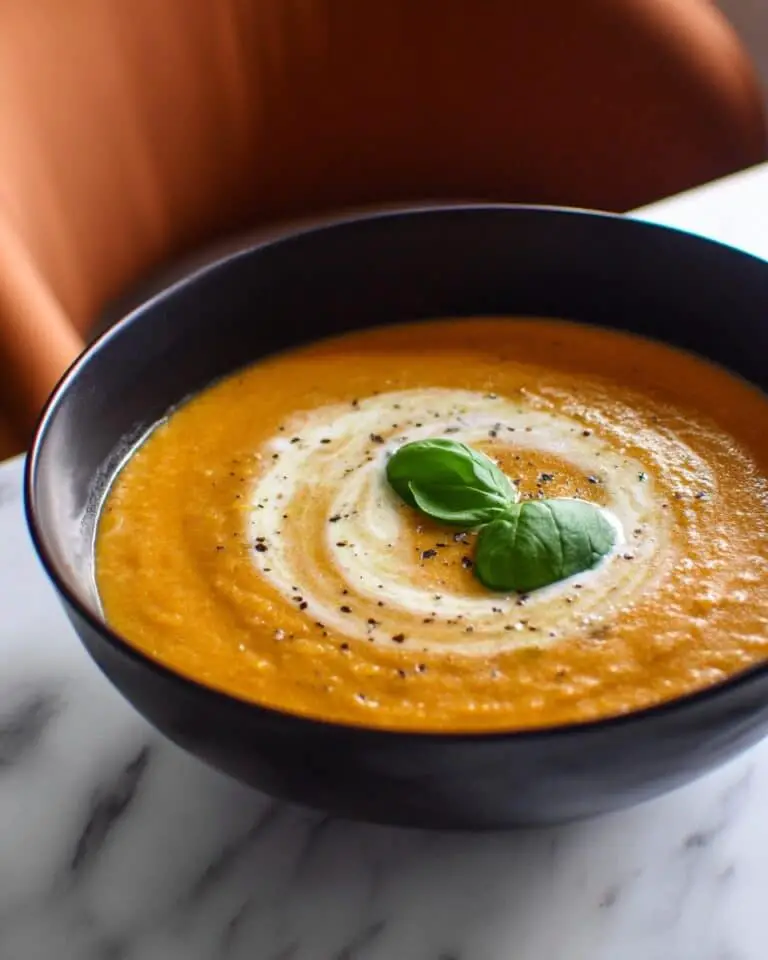 Creamy Roasted Veggie Soup Recipe