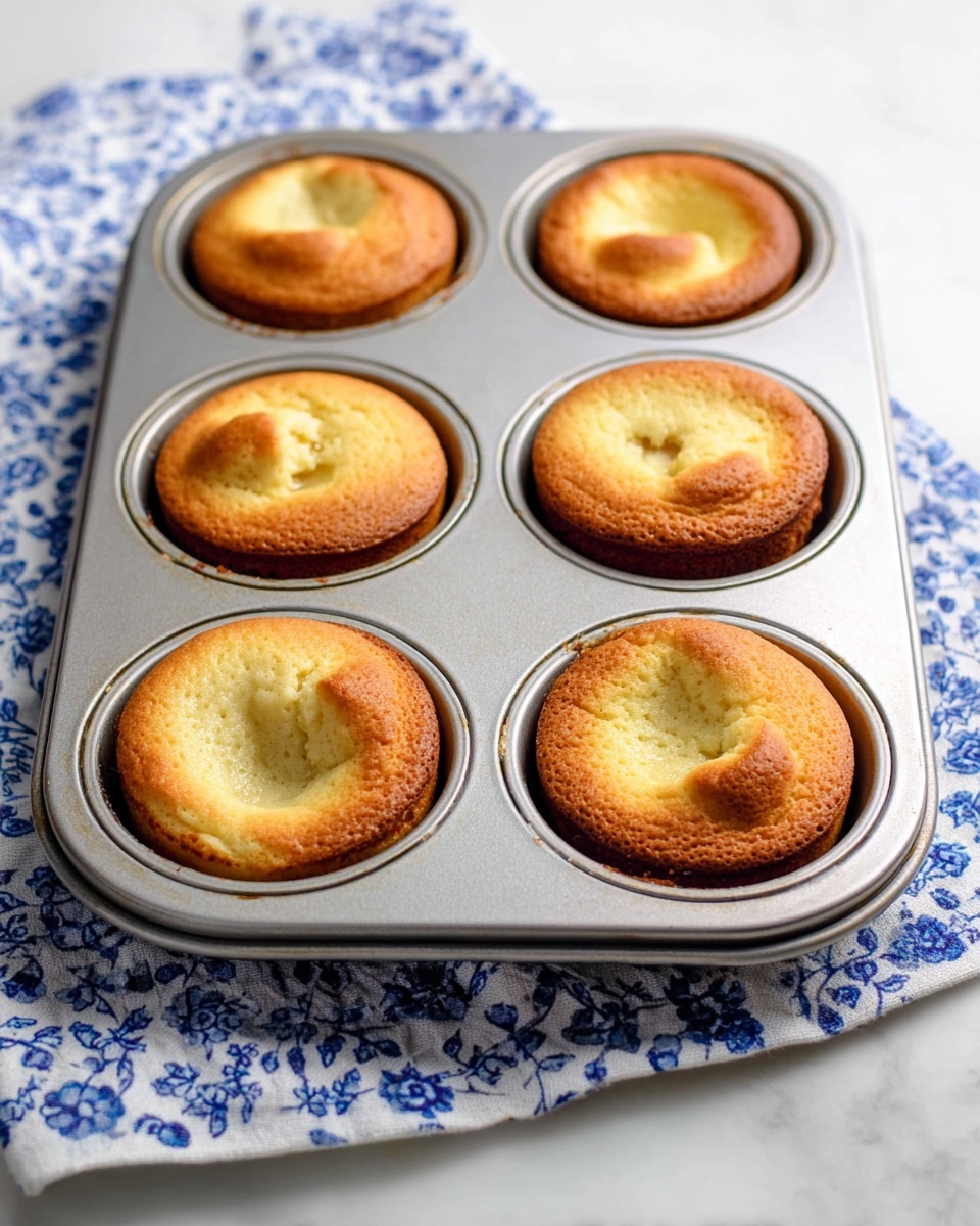 Two yellowish, soft pastries with golden brown edges sit side by side on a white plate, each filled in the center with thick, dark red berry jam. A light sprinkling of white powdered sugar is spread around them on the plate. Next to the pastries are three lemon wedges showing bright yellow flesh. Behind the plate is a small white bowl filled with extra berry jam, with a small wooden spoon resting inside, all placed on a white marbled surface. Photo taken with an iphone --ar 4:5 --v 7