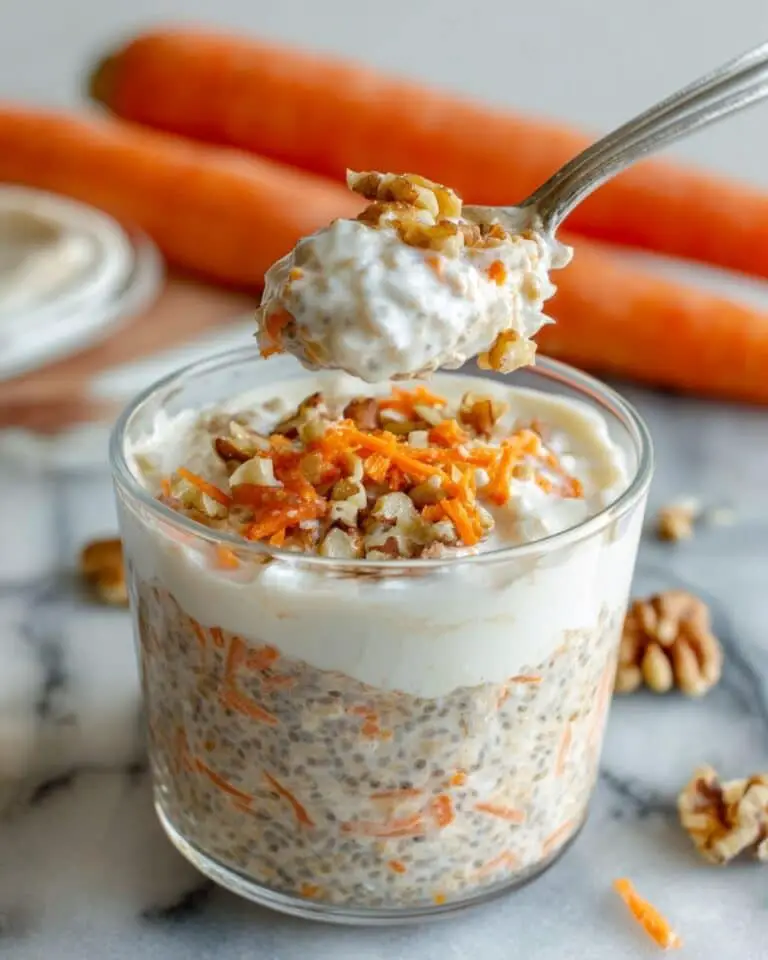 Carrot Cake Overnight Oats Recipe