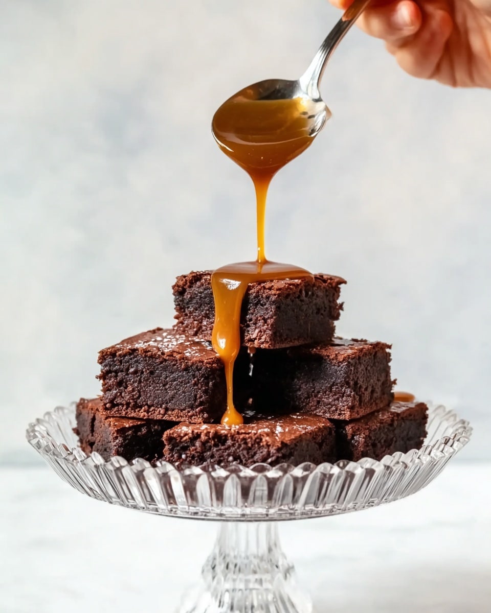 This dessert in a clear glass bowl has five layers: at the bottom, a smooth light caramel cream spreads evenly; above it, a layer of dark brown crumbly cake pieces is placed; then a thicker layer of creamy beige filling sits on top; followed by more pieces of dark brown cake scattered unevenly; it is topped with a large, fluffy white cream layer, drizzled with golden caramel sauce and sprinkled with small crunchy nut pieces. The bowl is set on a white marbled surface. Photo taken with an iphone --ar 4:5 --v 7
