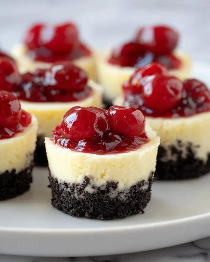 Mini Cherry Cheesecakes Recipe