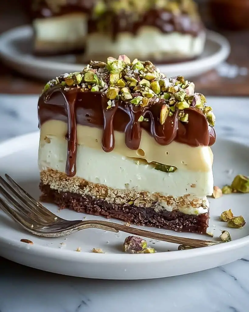 Heavenly Pistachio White Chocolate Cheesecake Recipe