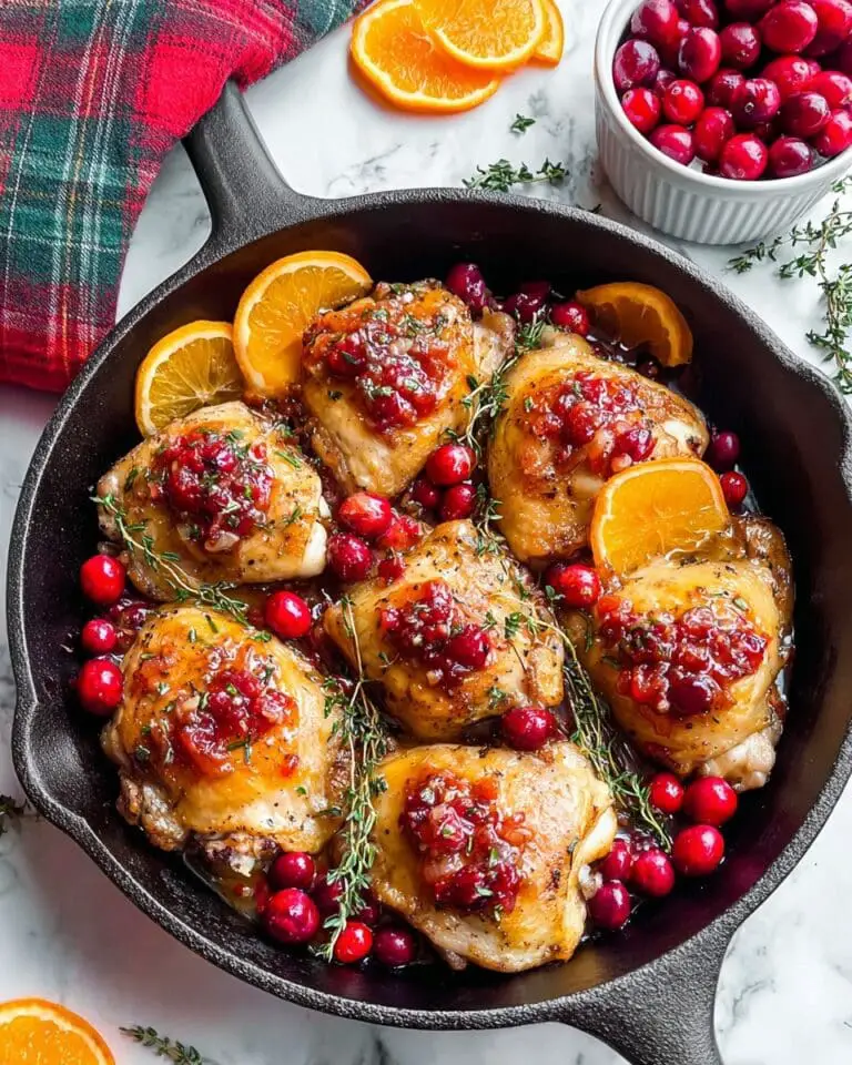 Chicken with Cranberry and Orange Recipe
