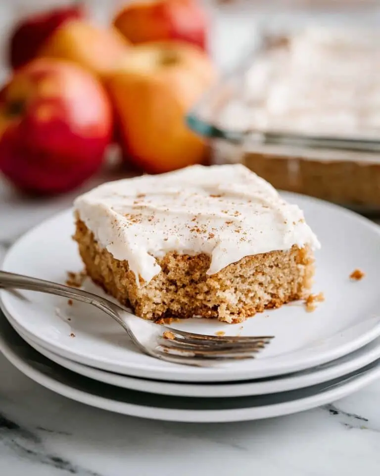 Apple Blondies with Maple Cream Cheese Frosting Recipe