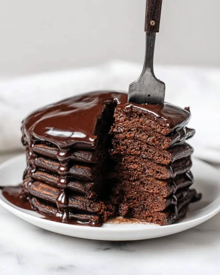 Decadent Chocolate Pancakes Recipe