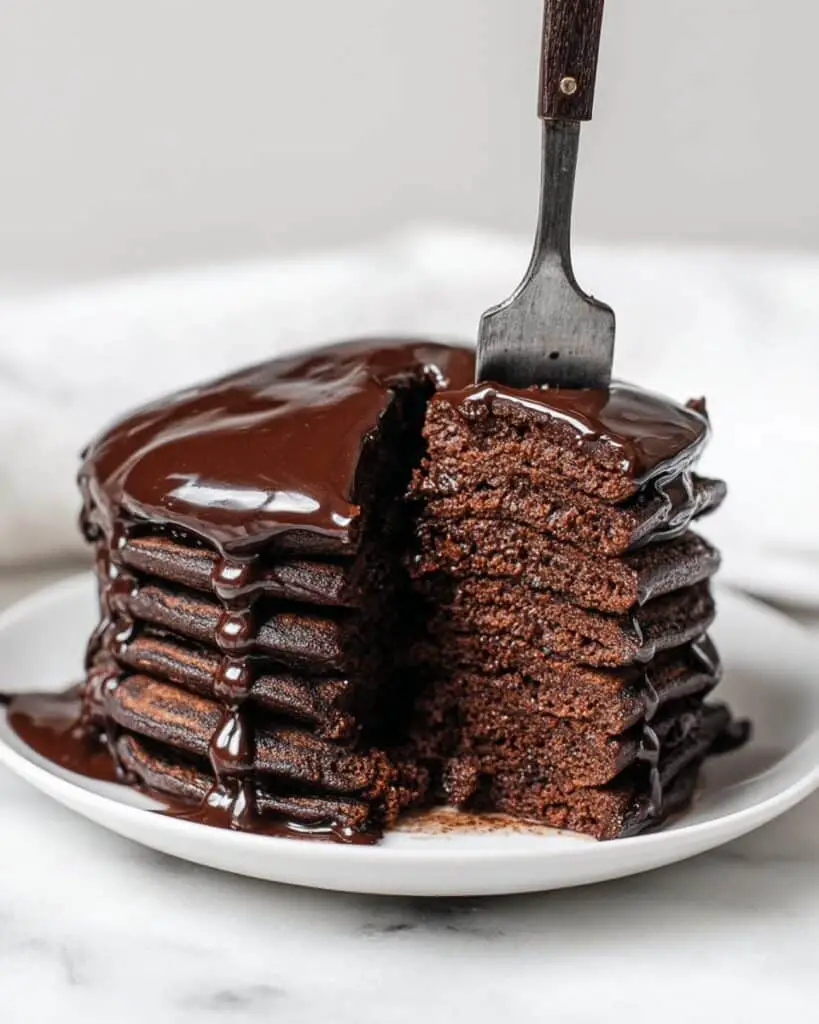 Decadent Chocolate Pancakes Recipe