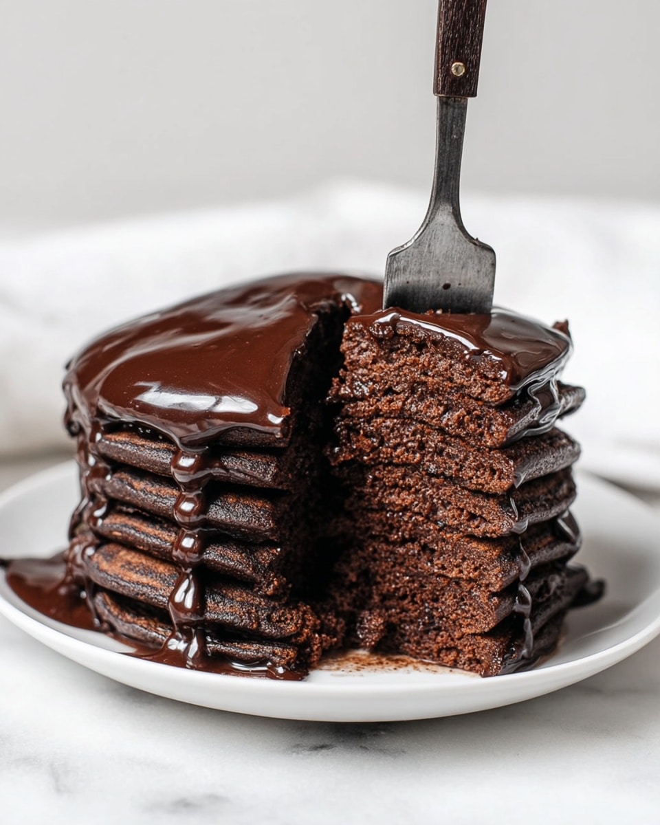 Decadent Chocolate Pancakes Recipe