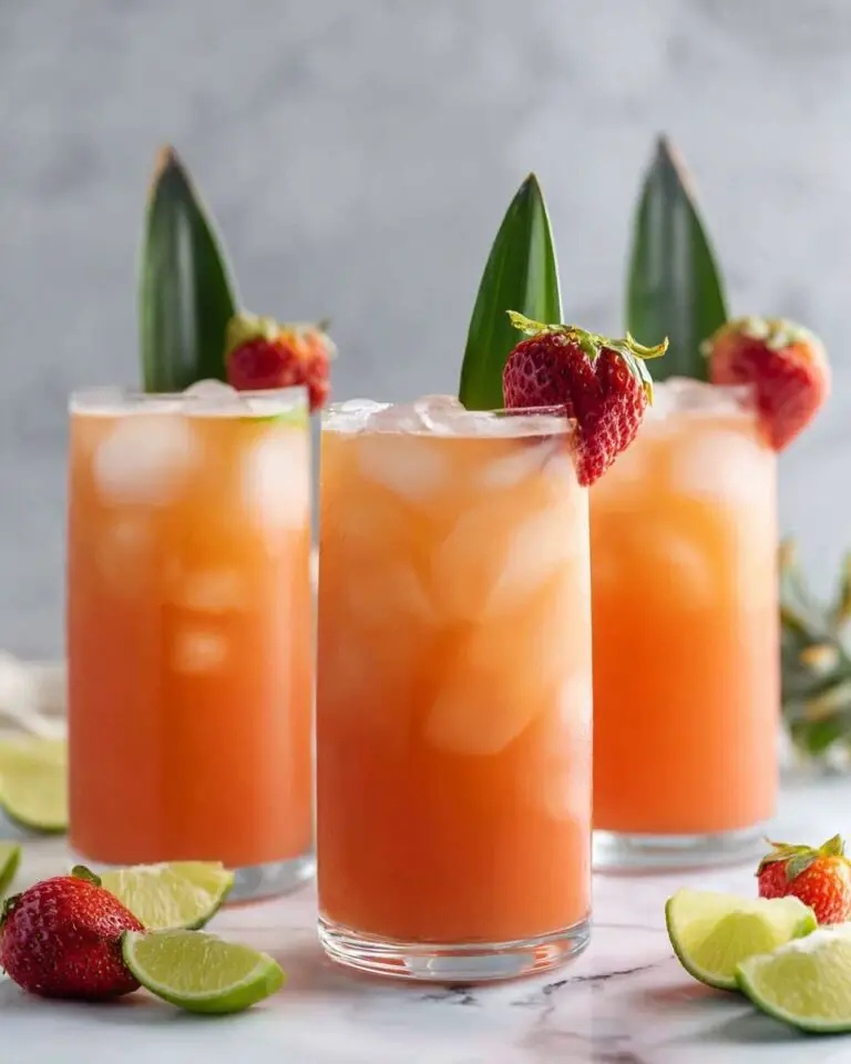 Refreshing Pineapple Strawberry Agua Fresca Recipe