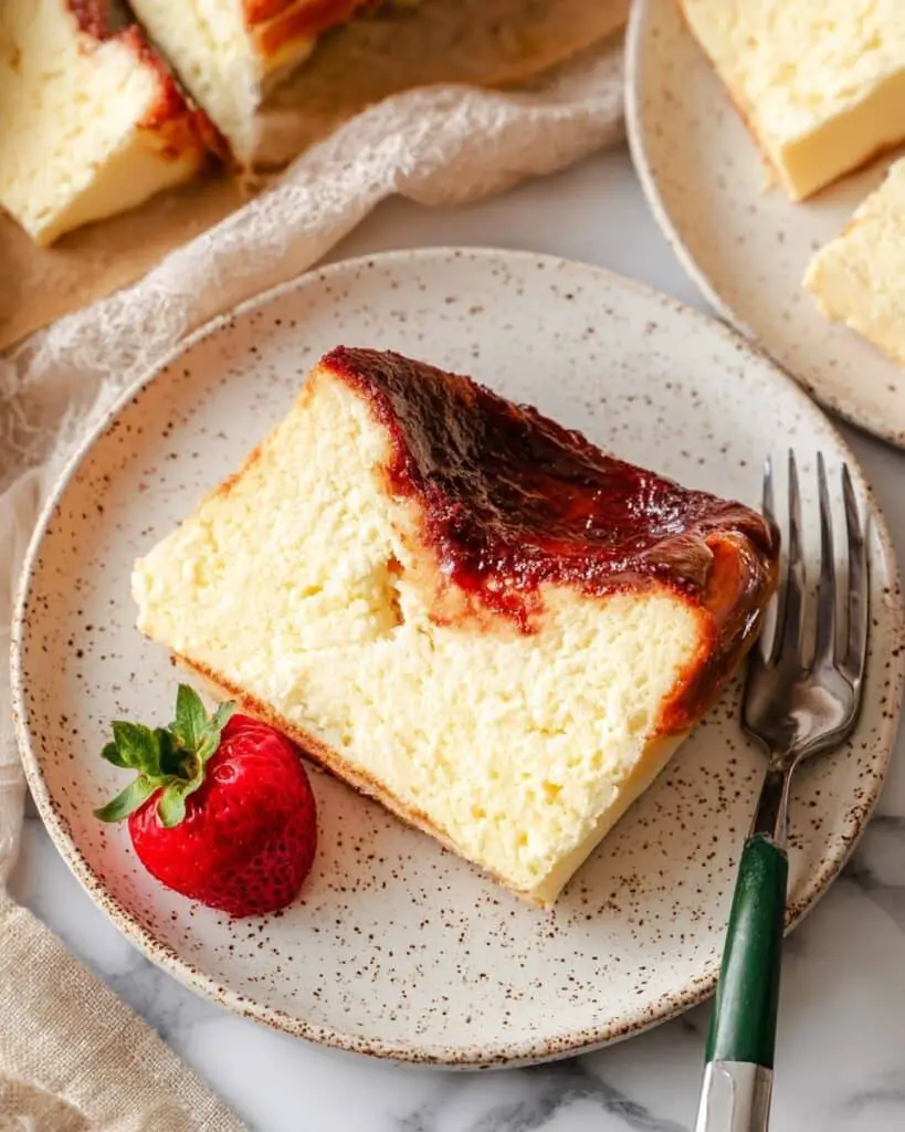 Loaf Pan Basque Cheesecake Recipe