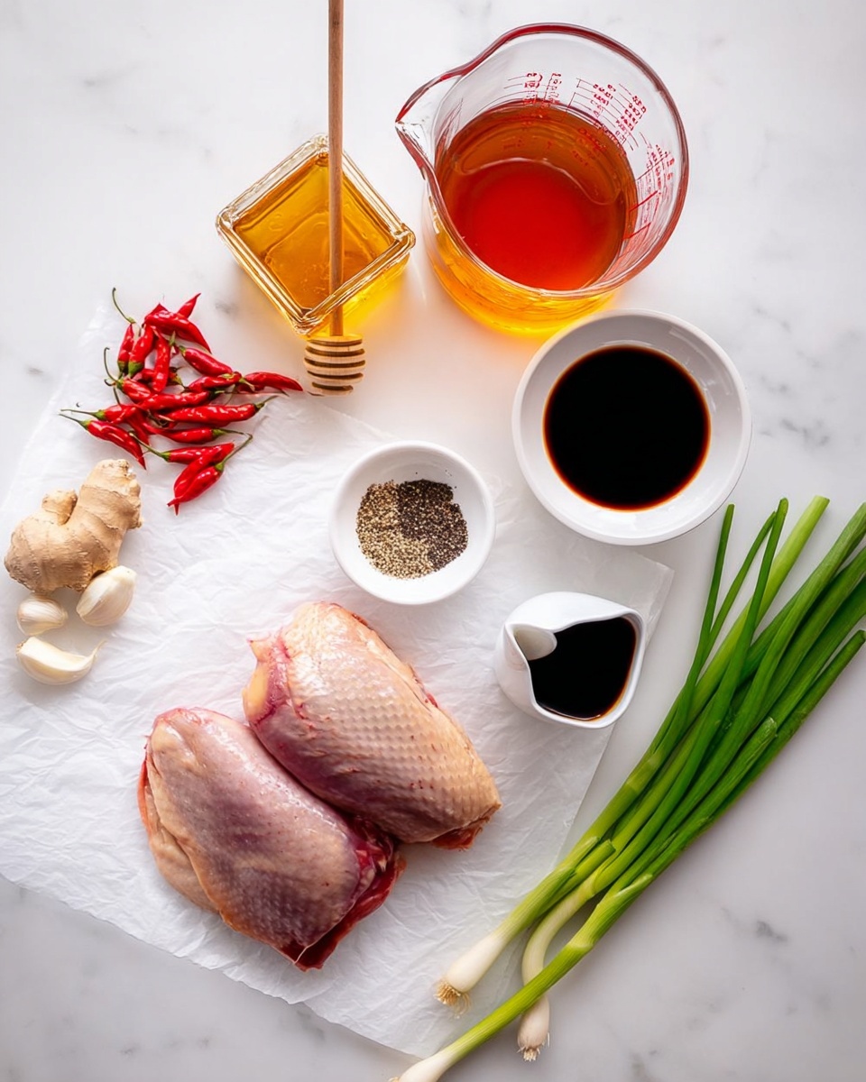 A white plate with blue floral patterns holds a dish with three main layers. The bottom layer is white rice, fluffy and spread evenly across the plate. On top of the rice, toward the left side, there is a row of sliced grilled meat with a shiny, dark brown glaze, sprinkled with white sesame seeds and thin slices of green onions. To the right of the meat, there is a fresh cucumber salad made of long cucumber sticks mixed with small red chili slices and more green onions. The plate sits on a white marble surface, with a pair of light wood chopsticks resting near the edge. Photo taken with an iphone --ar 4:5 --v 7