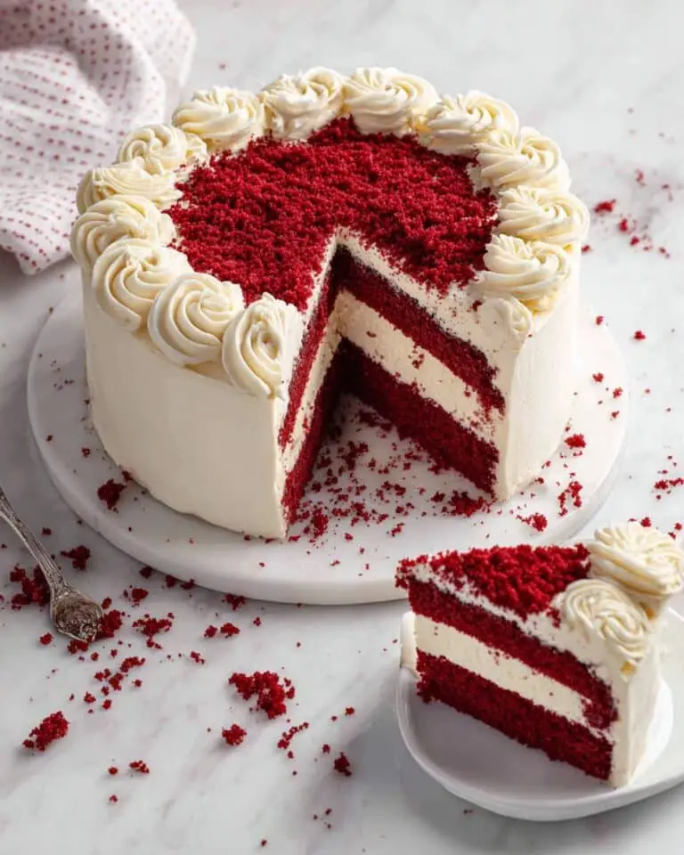 Red Velvet Strawberry Cheesecake Recipe
