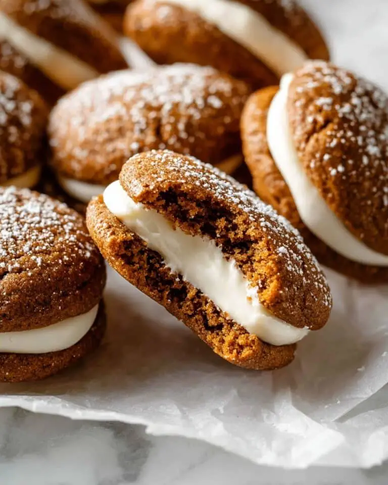 Pumpkin Whoopie Pies with Bourbon Cream Cheese Filling Recipe