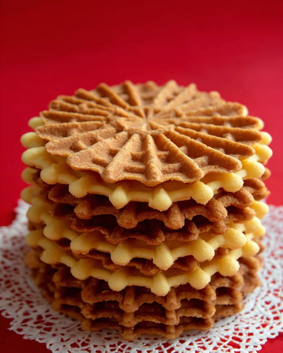 A white plate sits on a white marbled surface holding a dessert with three main layers: a crisp waffle bowl with light golden brown color forming the base, filled with a creamy white pudding in the center, topped with bright red strawberry pieces and surrounded by round, dark blue blueberries. Around the waffle bowl, thin slices of red strawberries are laid flat on the plate. A sprig of fresh green mint leaves rests on the left side of the plate, and a red spoon is placed on the right side next to the dessert. Photo taken with an iphone --ar 4:5 --v 7