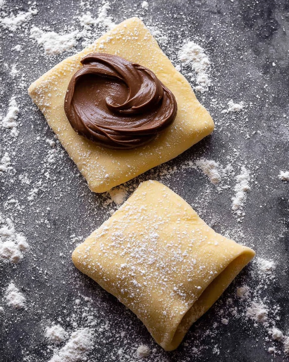Two woman's hands are holding a large round ball of dough covered lightly with flour. The dough is pale beige with a smooth texture and some small air bubbles. The dough sits on a dark surface dusted with white flour, showing a slightly rough and powdery texture scattered around the dough. The scene has a close-up view focused on the dough and hands. photo taken with an iphone --ar 4:5 --v 7