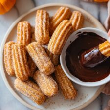 Baked Pumpkin Churros Recipe