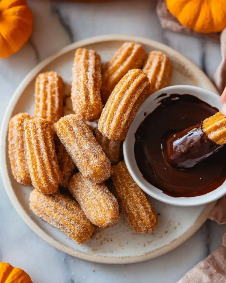 Baked Pumpkin Churros Recipe