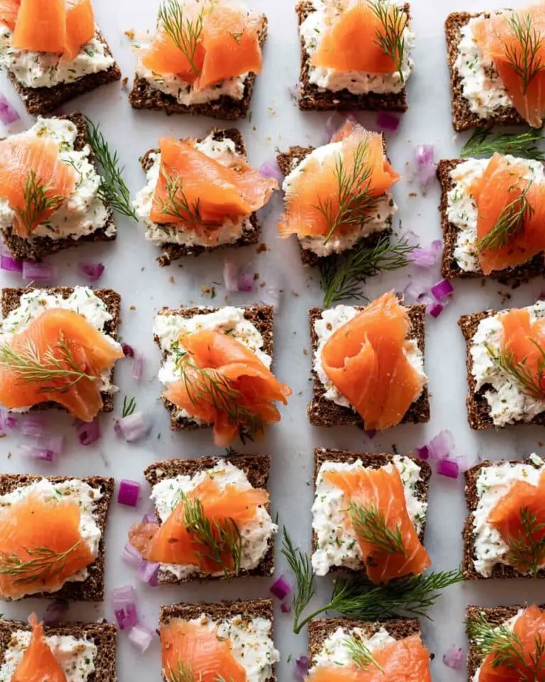 Smoked Salmon Canapés Recipe