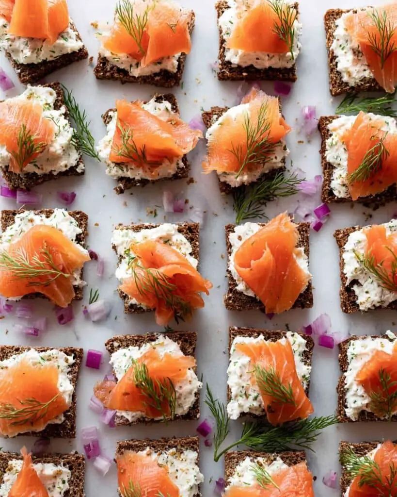 Smoked Salmon Canapés Recipe