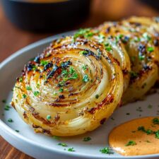 Oven Roasted Garlic Cabbage Steaks Recipe