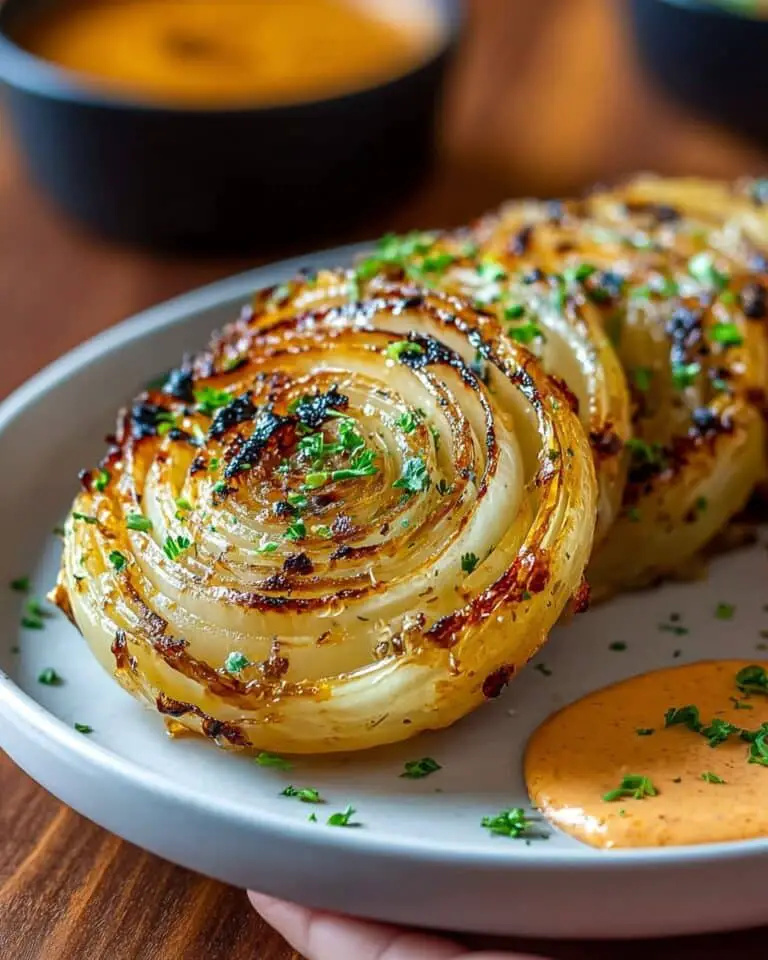 Oven Roasted Garlic Cabbage Steaks Recipe