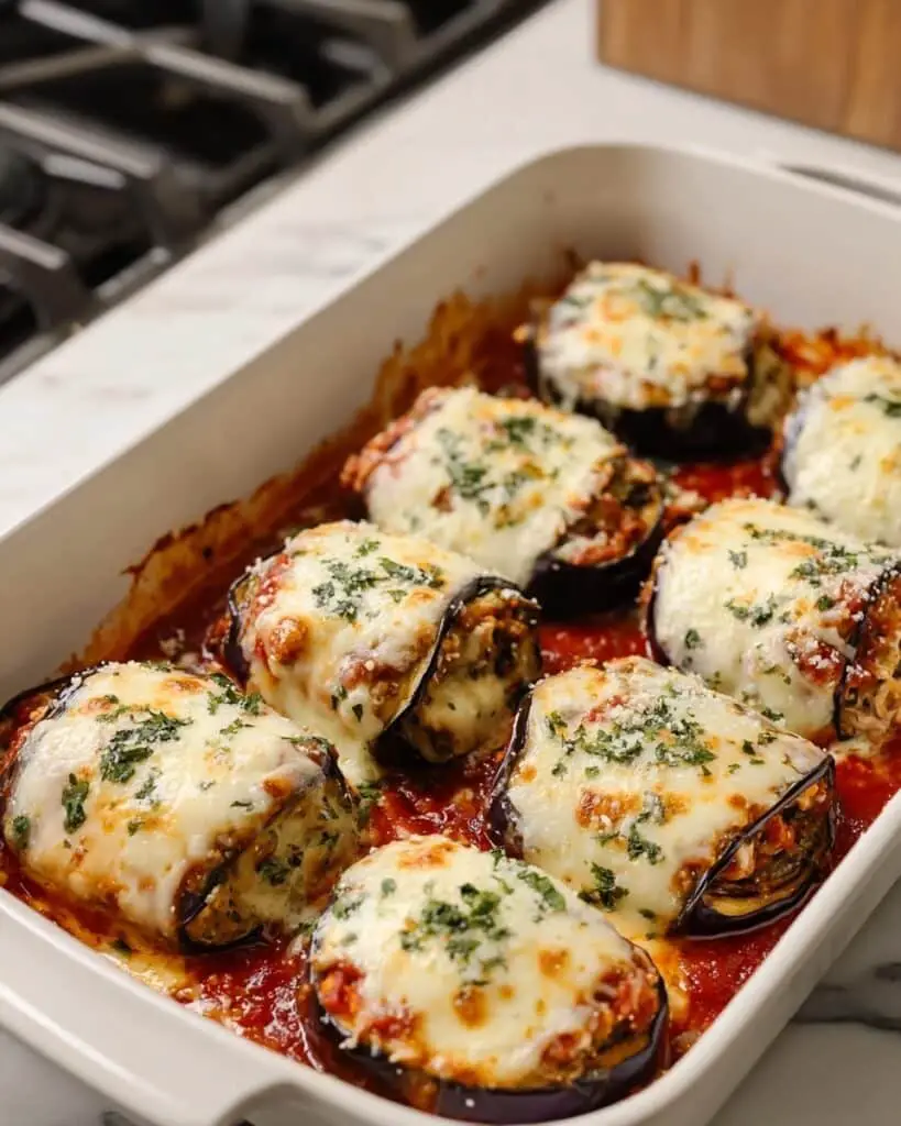 Healthy Eggplant Rollatini Recipe