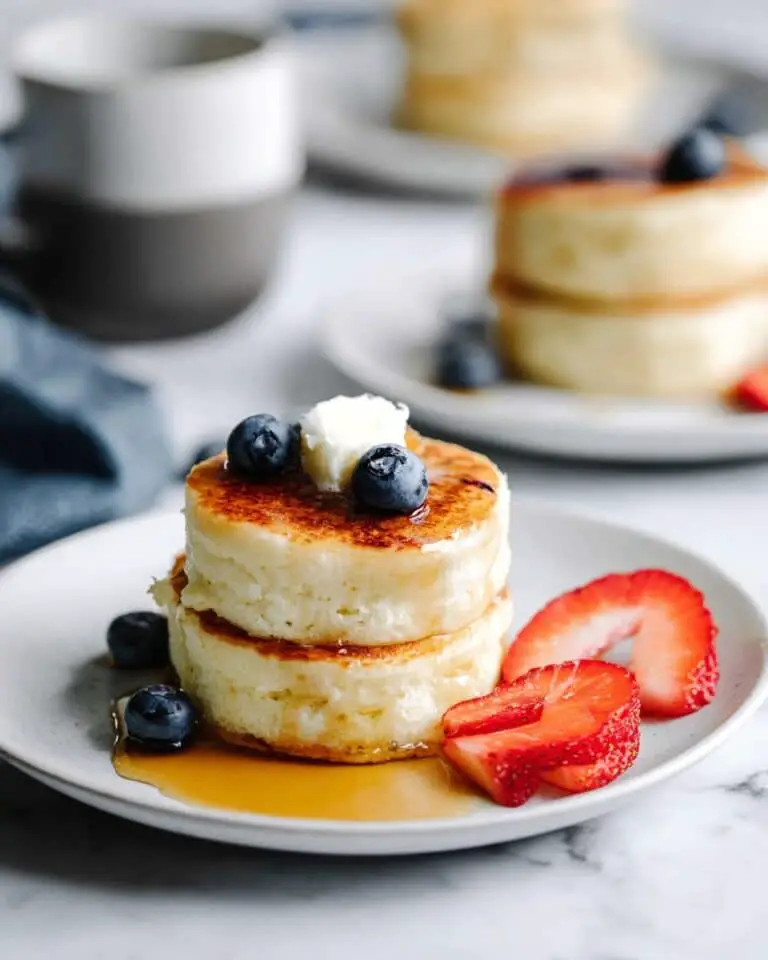 Fluffy Japanese Soufflé Pancakes Recipe