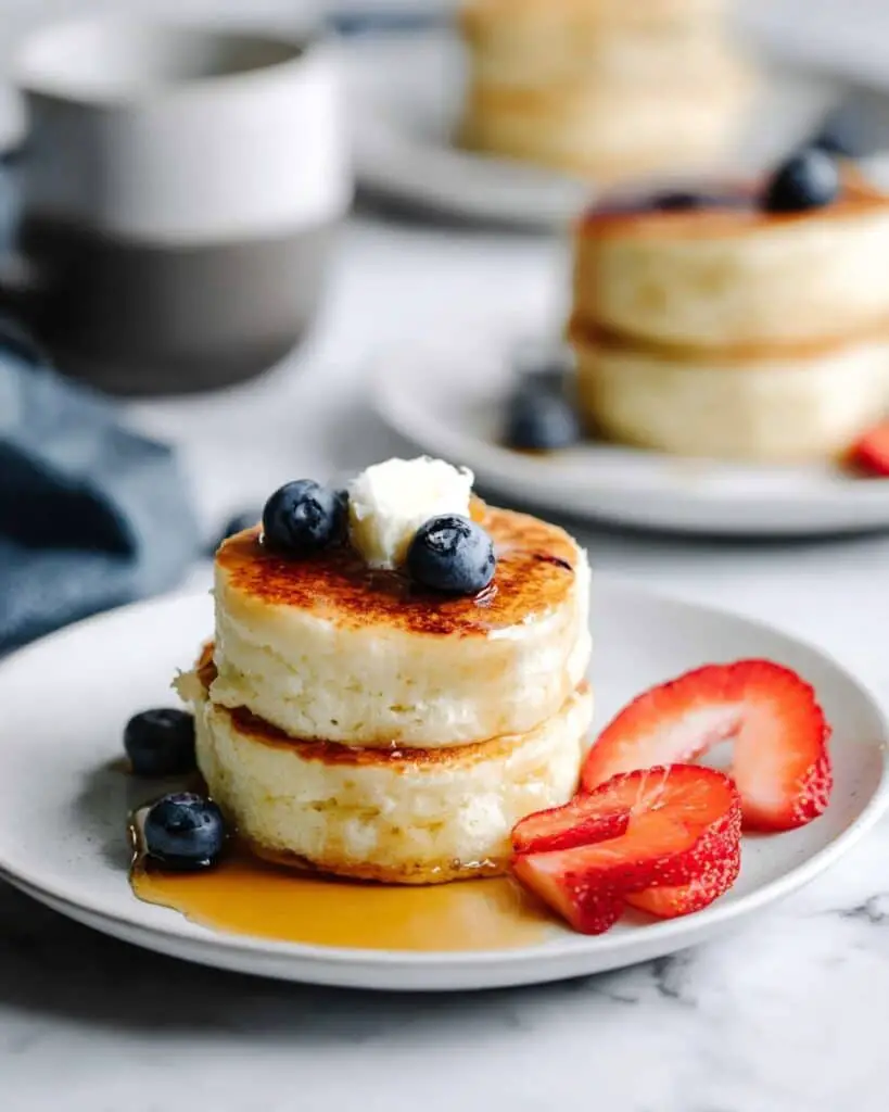 Fluffy Japanese Soufflé Pancakes Recipe