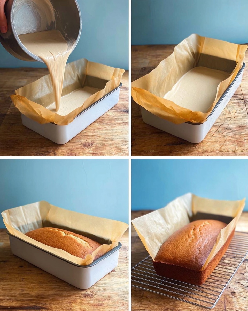 A single slice of cheesecake with a thick, creamy pale yellow inside and a dark brown, slightly cracked top layer sits on a round white speckled plate. The texture of the cheesecake looks smooth and soft. Next to the plate on the left side is a small strawberry with green leaves, and a silver fork with a yellow handle is placed near the cheesecake. The plate rests on a crumpled sheet of brown parchment paper, and the whole setup is on a white marbled surface. Photo taken with an iphone --ar 4:5 --v 7