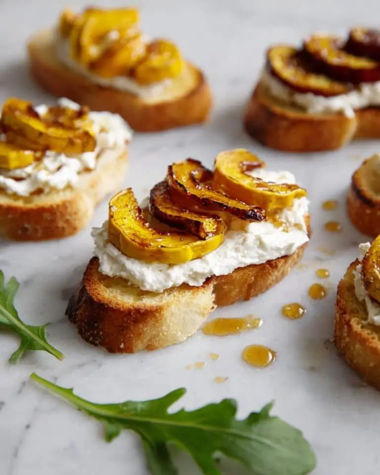 Whipped Ricotta Crostini with Garlic Toasts Recipe