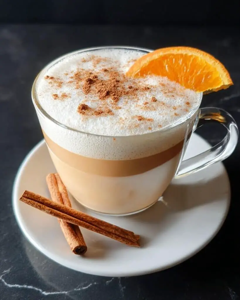 Orange Cinnamon Milk Tea Recipe