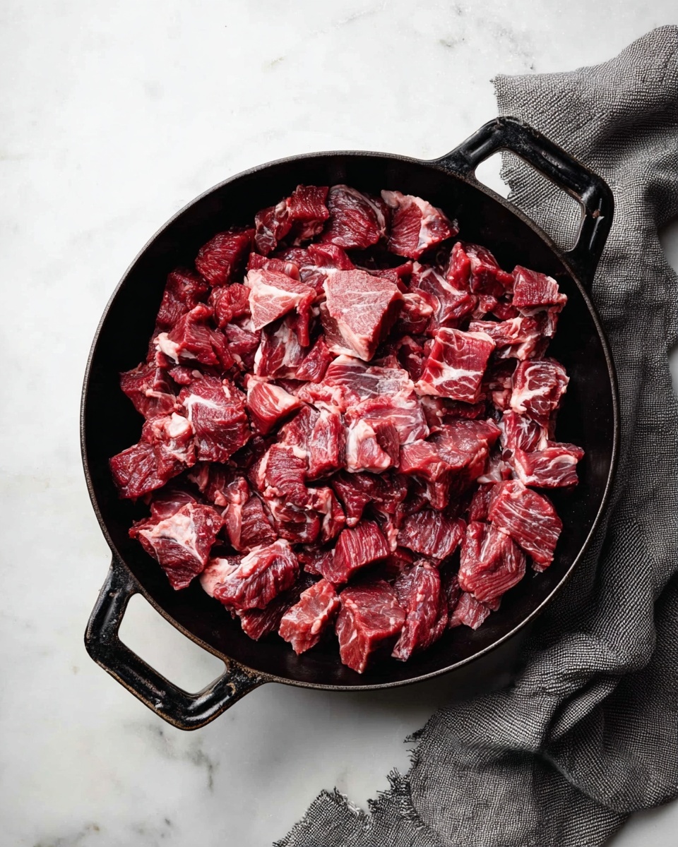 A close-up image shows a black cast iron pan filled with cooked thin slices of light brown meat mixed with soft cooked light green pepper strips. Some light melted cheese strands stretch as metal tongs lift a portion from the pan. The background is a white marbled texture with two slices of bread blurred out. The image is focused on the lifted portion, emphasizing the mix of meat, cheese, and peppers with a warm, cozy look. photo taken with an iphone --ar 4:5 --v 7