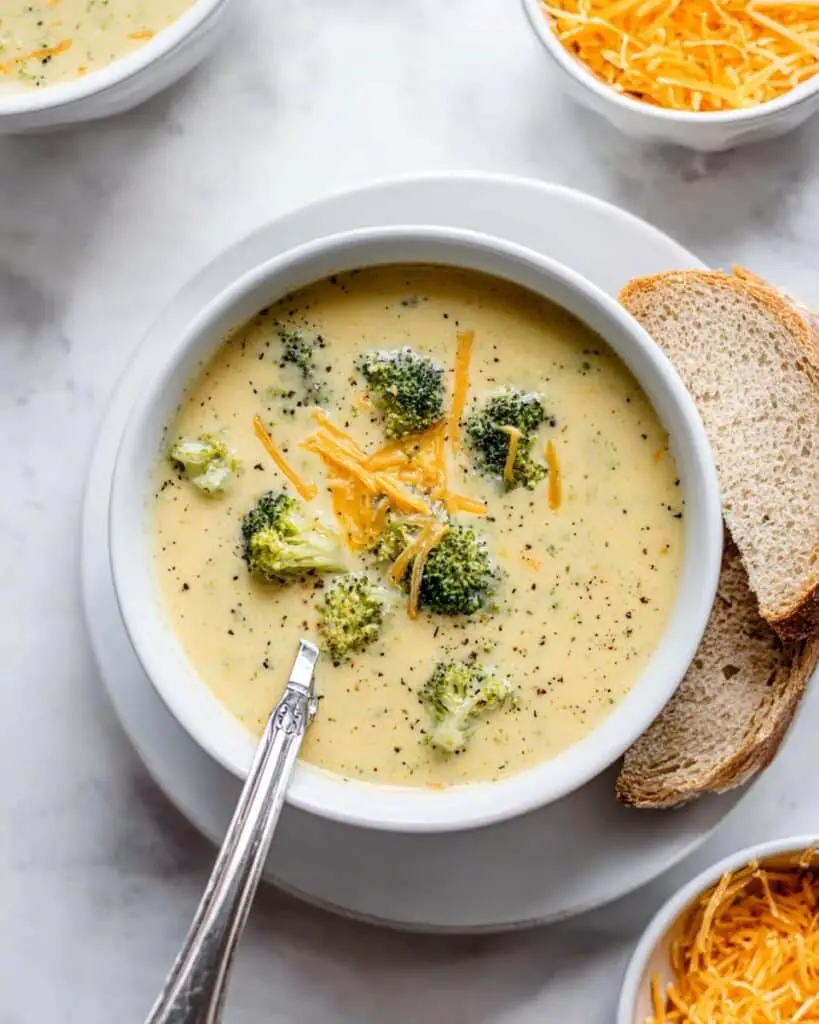 Creamy Broccoli Cheese Soup Recipe