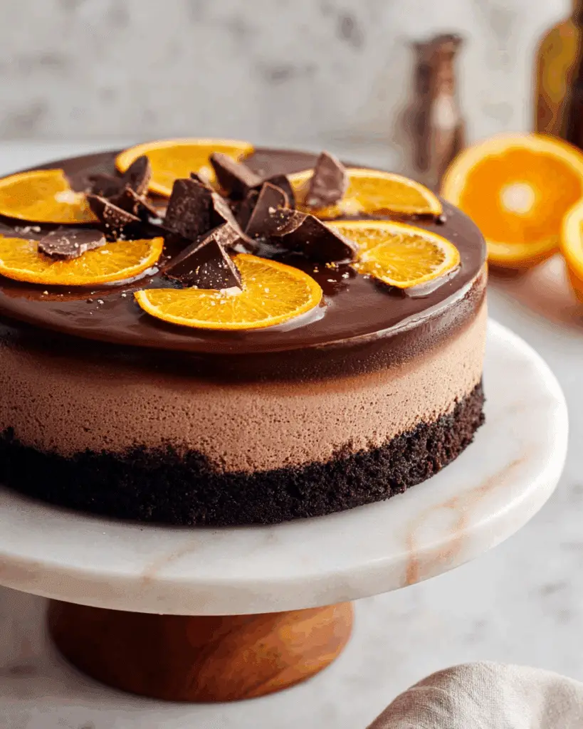 Chocolate Orange Cheesecake