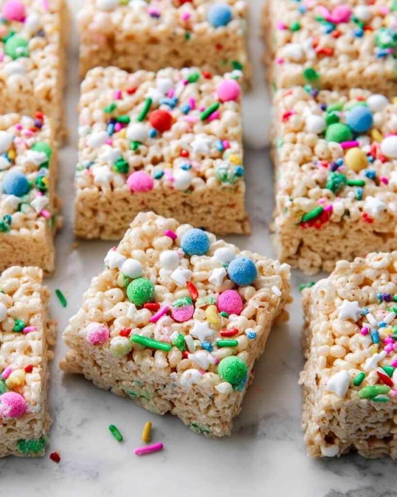 Gingerbread Rice Krispie Treats | All Yum Cooks