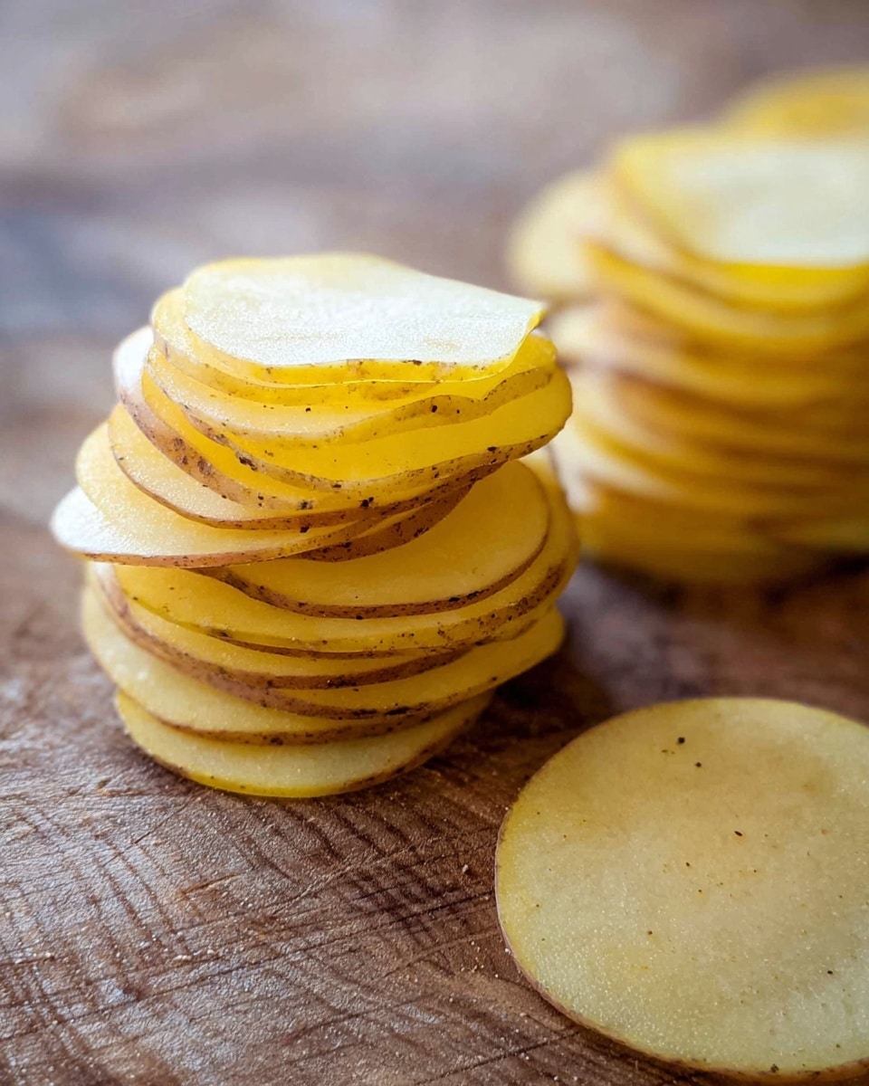 Crispy Cheesy Potato Stacks