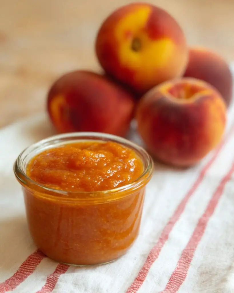Nectarine Fruit Butter With Warm Autumn Spices