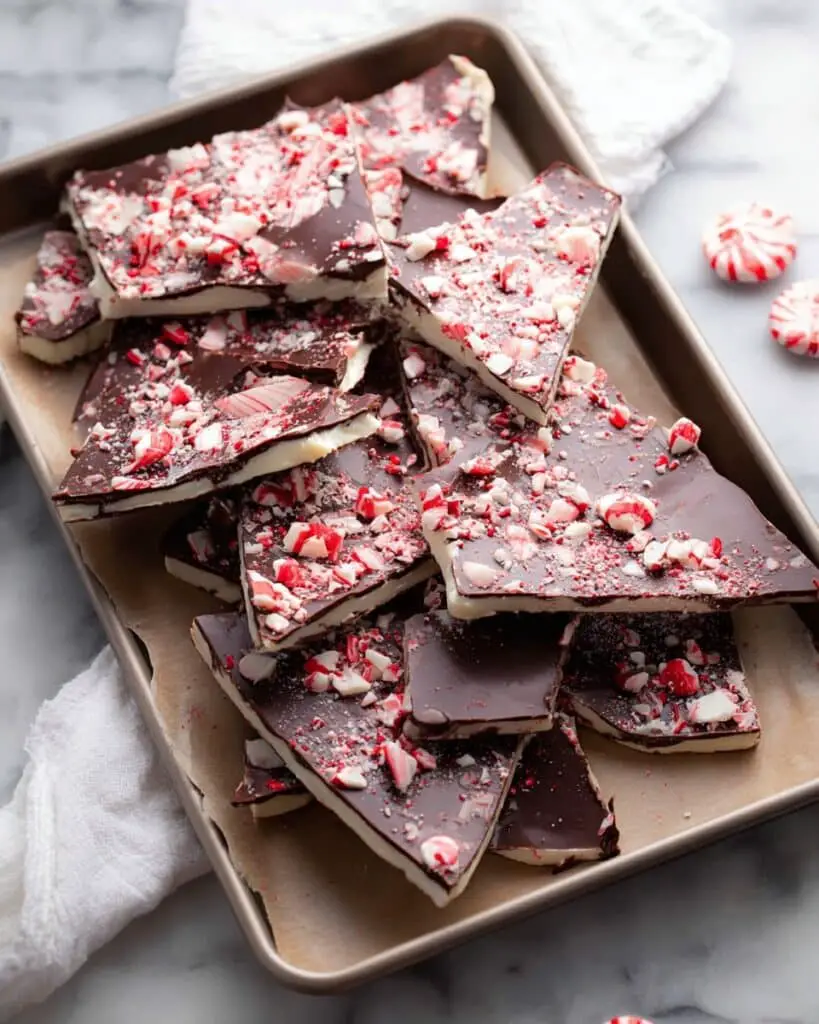 Peppermint Hot Chocolate Bark