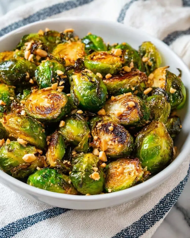 Roasted Brussels Sprouts with Garlic