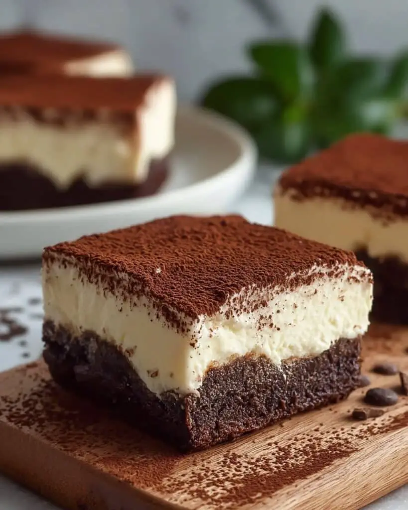 Tiramisu Brownies