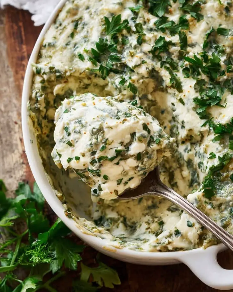 Roasted Tomatillo Chicken Enchilada Casserole