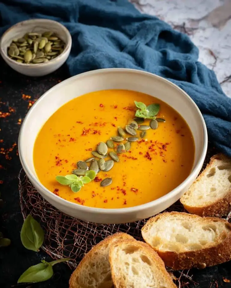 Roasted Butternut Squash and Sweet Potato Soup Recipe