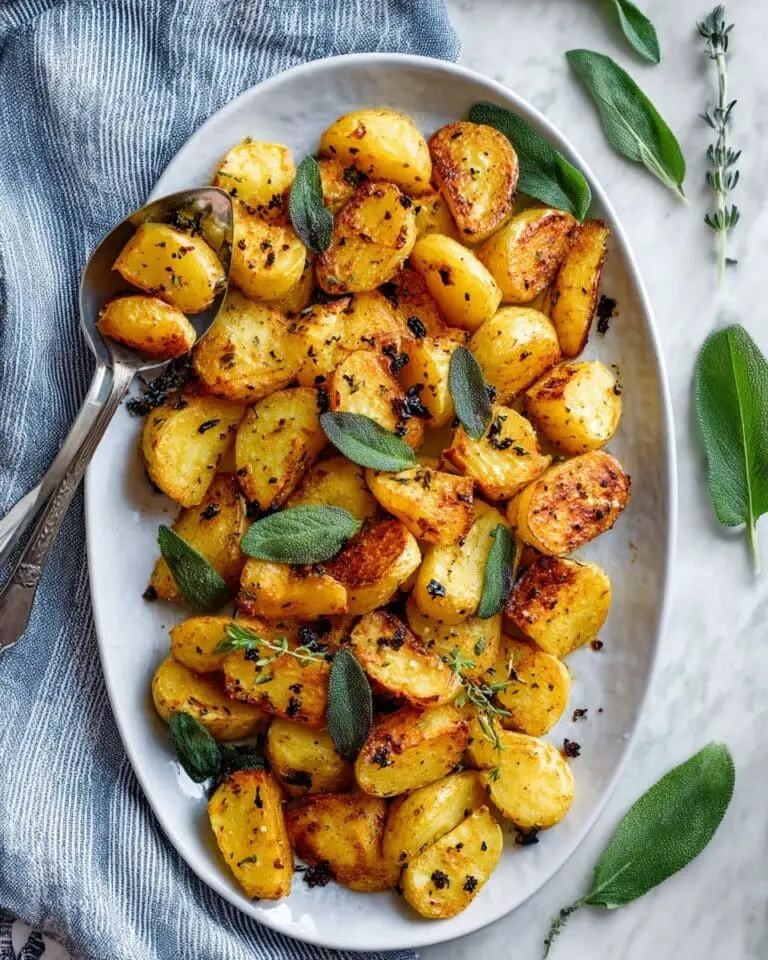 Golden Roasted Potatoes with Sage Recipe