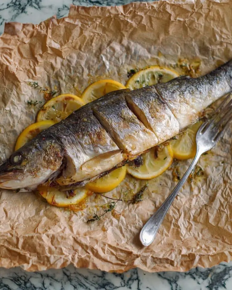 Baked Trout with Lavender and Lemon Recipe