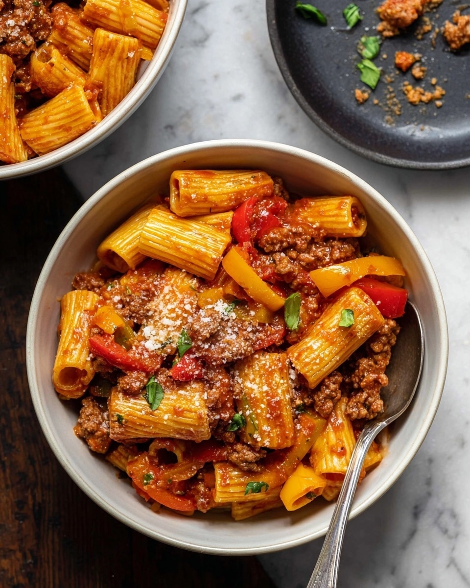 Sweet Pepper and Sausage Pasta Recipe