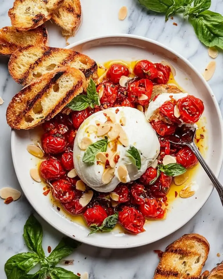 Braised Tomatoes with Burrata Recipe