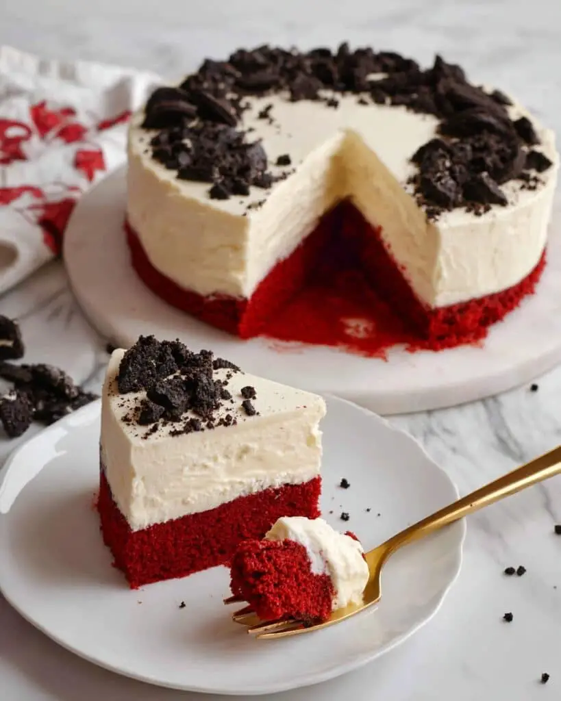 Red Velvet Oreo Cheesecake Recipe