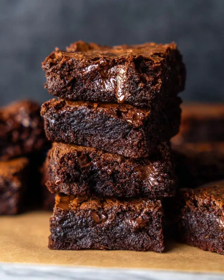 Easy One Bowl Fudgy Cocoa Brownies Recipe